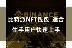 比特派NFT钱包  适合生手用户快速上手